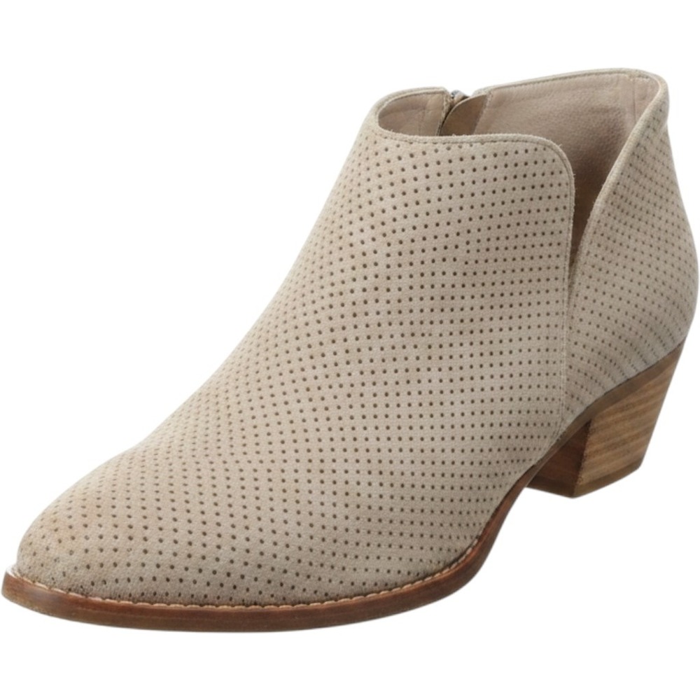 Very G Womens Round Toe Ankle Boot Taupe Size 8.5 Fall Fashion Sparkles